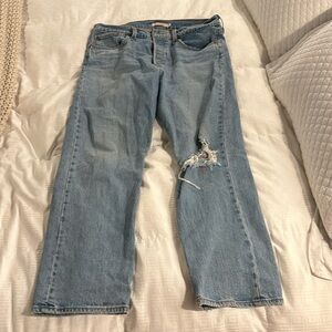 levi jeans, wedgie straight